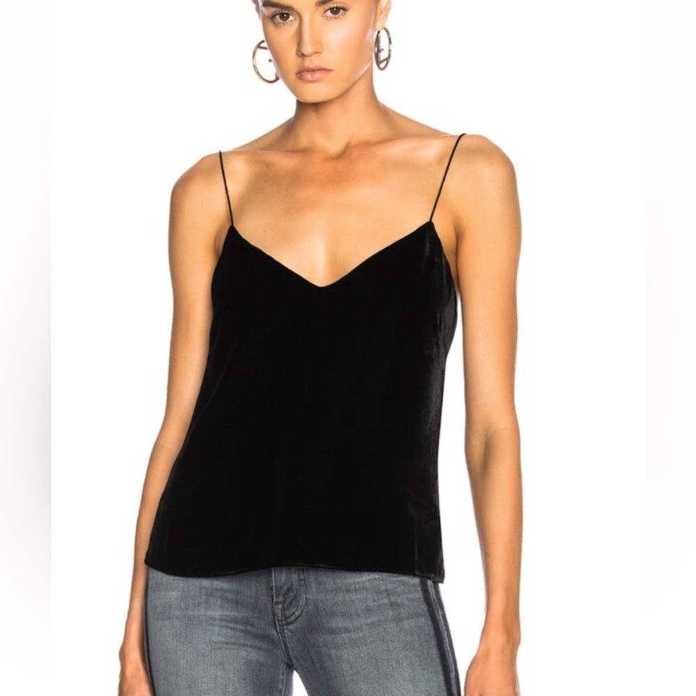 Elegant Rag & Bone Black Spaghetti Strap Camisole Top sz 8 NWT